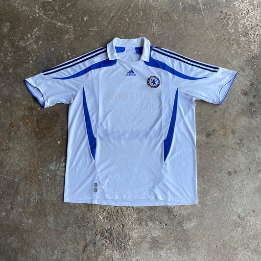 White Adidas 2004/05 Chelsea Away Shirt - 2XL