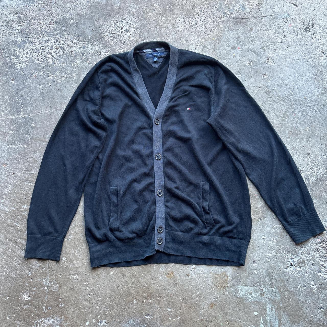 Black and grey Tommy Hilfiger Cardigan - XXL