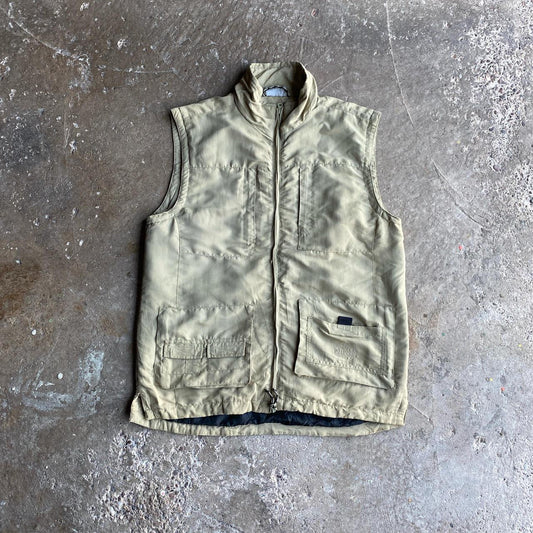 Cream Technical Outdoor Vest Jacket - XL