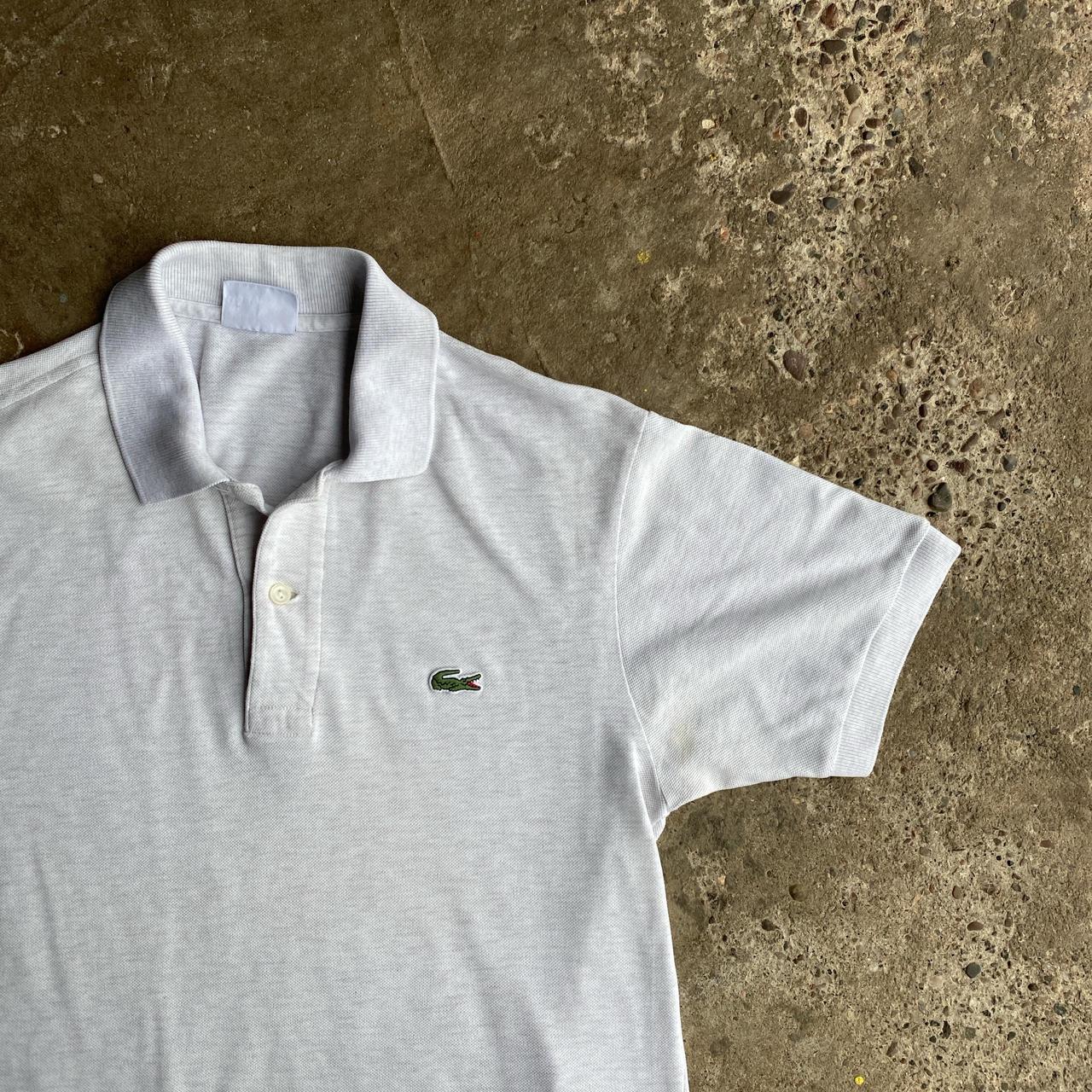 Classic Grey Lacoste Polo Shirt - XS
