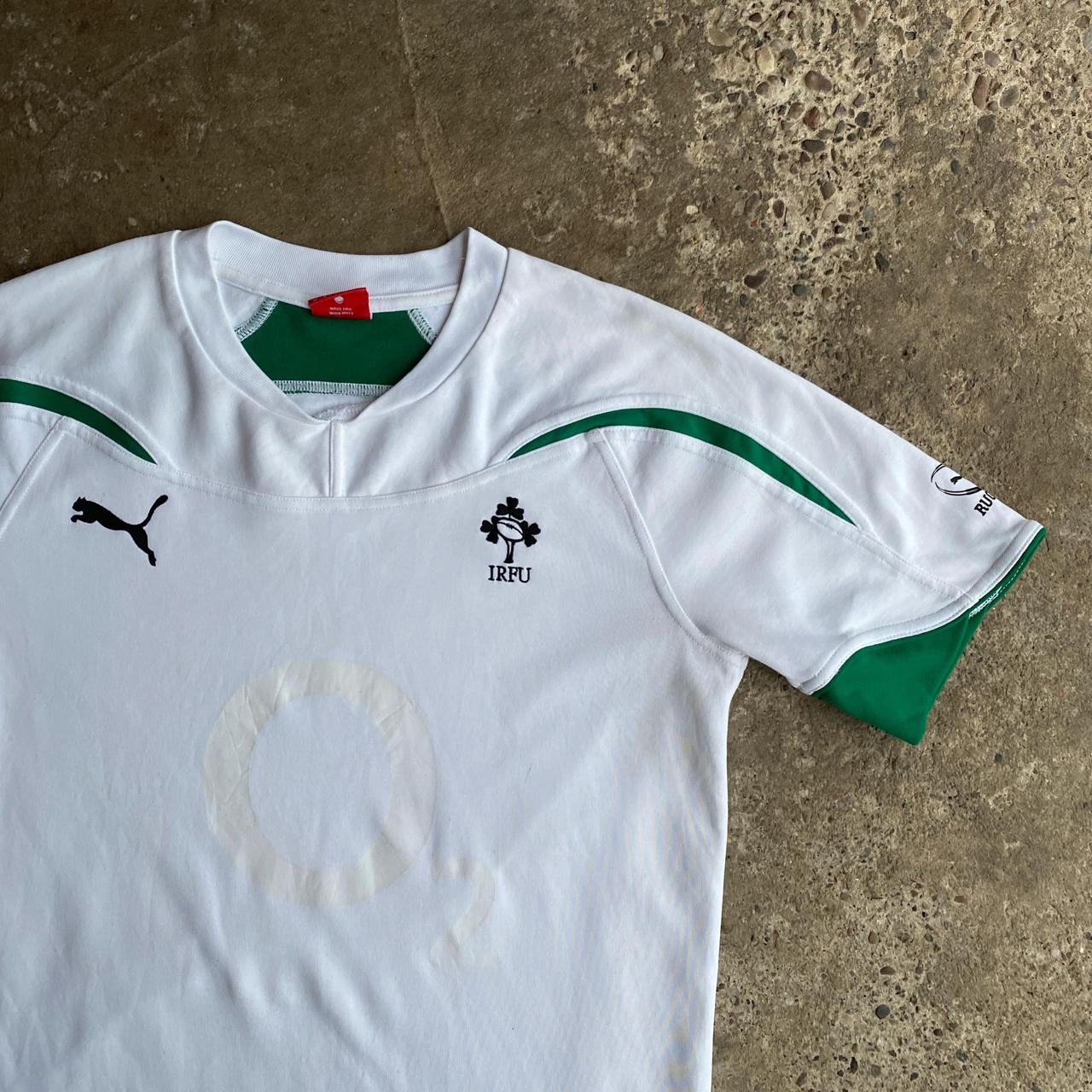 White Ireland Rugby Union Puma Rugby Top - M
