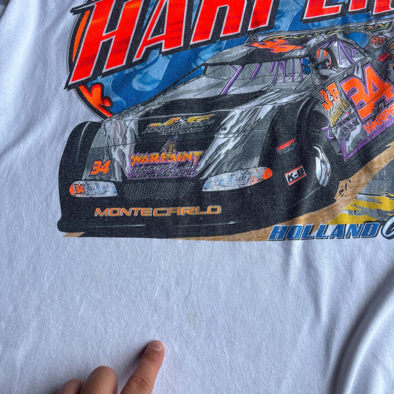 00s White Ky Harper NASCAR t-shirt - XL