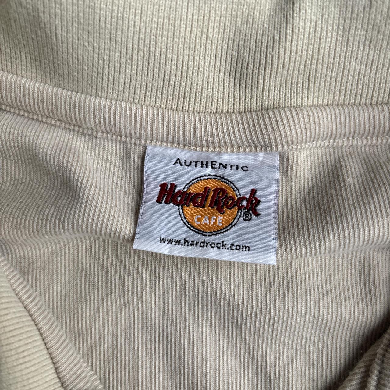 Vintage Cream Hard Rock Cafe Las Vegas Polo Shirt