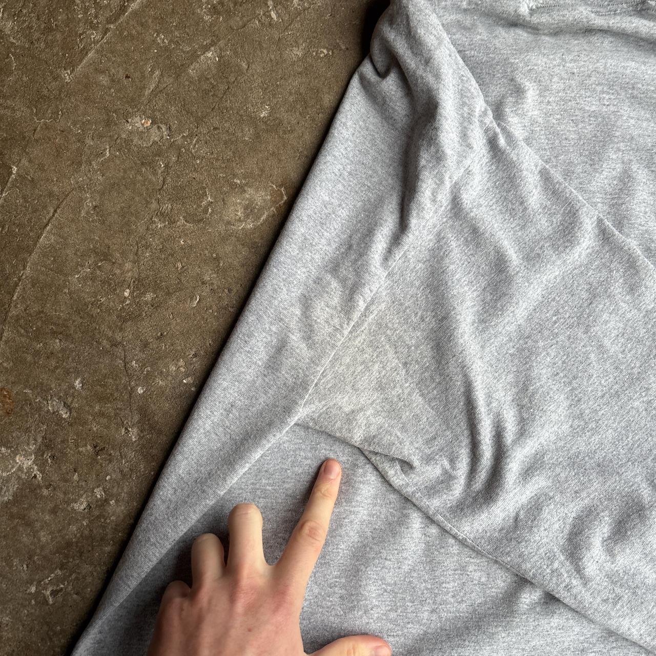 Grey Nike Long-Sleeve Mock Neck T-Shirt - XL