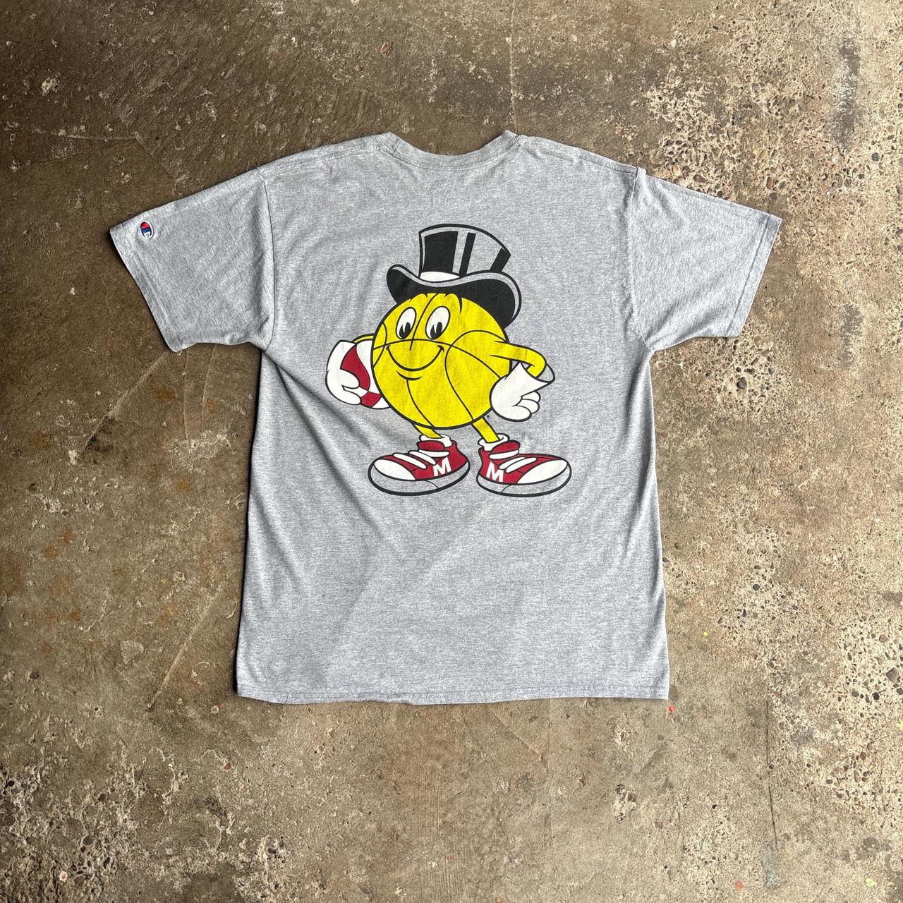 Grey Champion Graphic Basketball T-Shirt - L