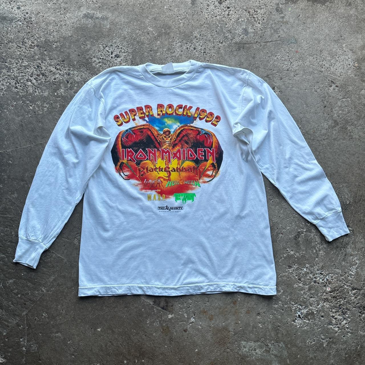 Super Rock 1992 Festival Tour Shirt longsleeve Mannheim - L