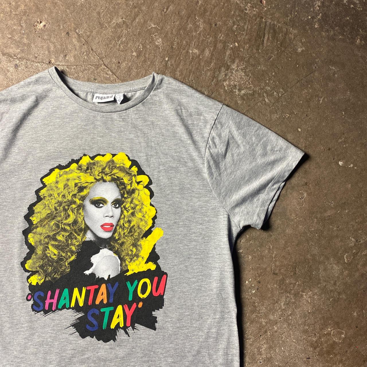 Grey RuPaul Graphic Pop Art T-Shirt - M (women’s)