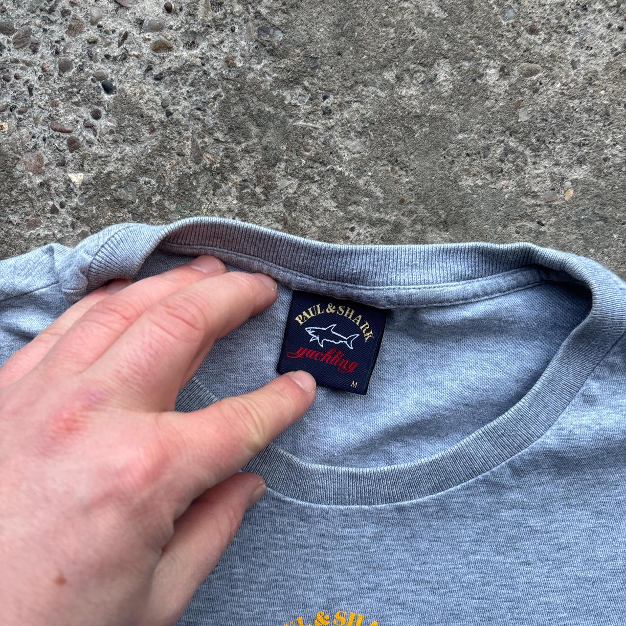 Grey Paul & Shark t-shirt - M