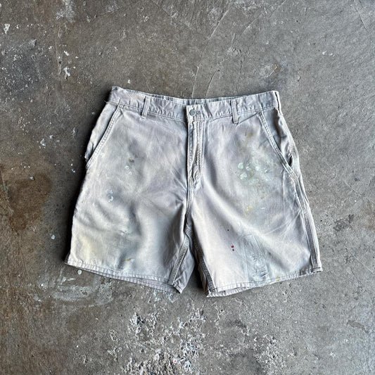 Cream Carhartt Workwear Shorts