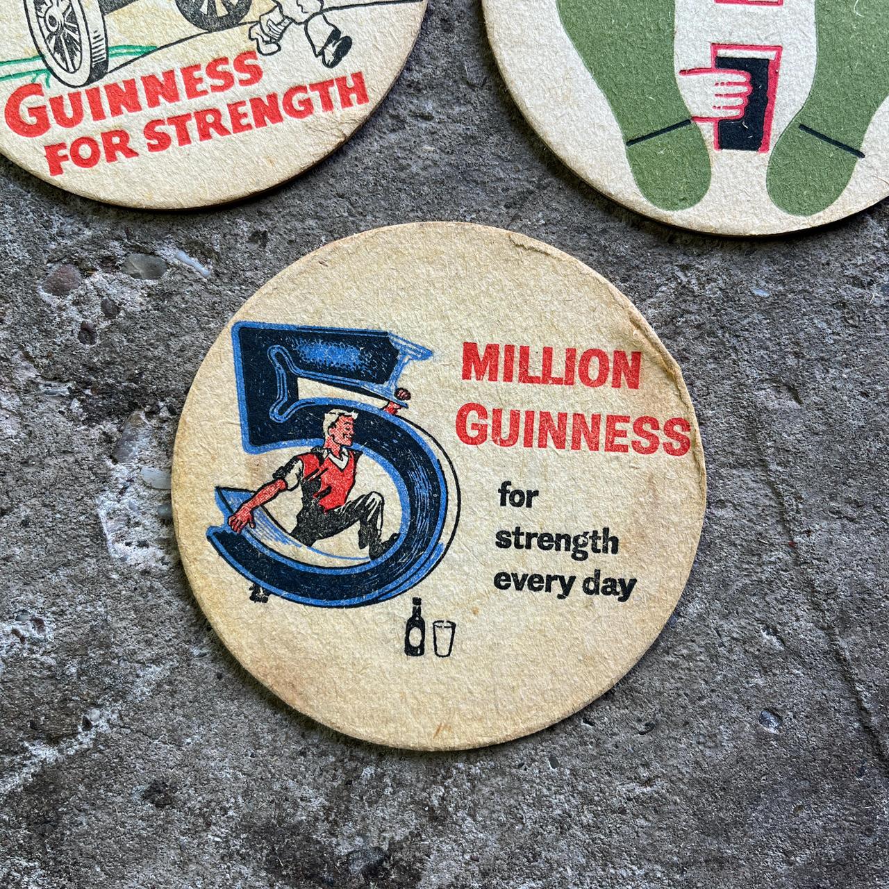 Vintage Guinness beer mats (double sided)