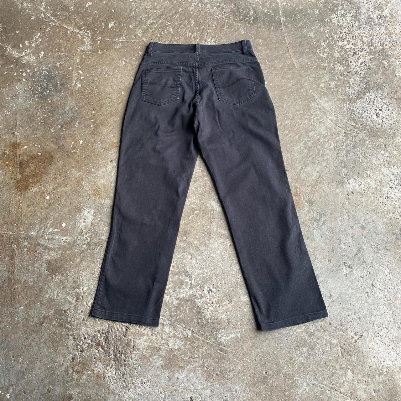 Black Stretch Lee Denim Jeans - W30