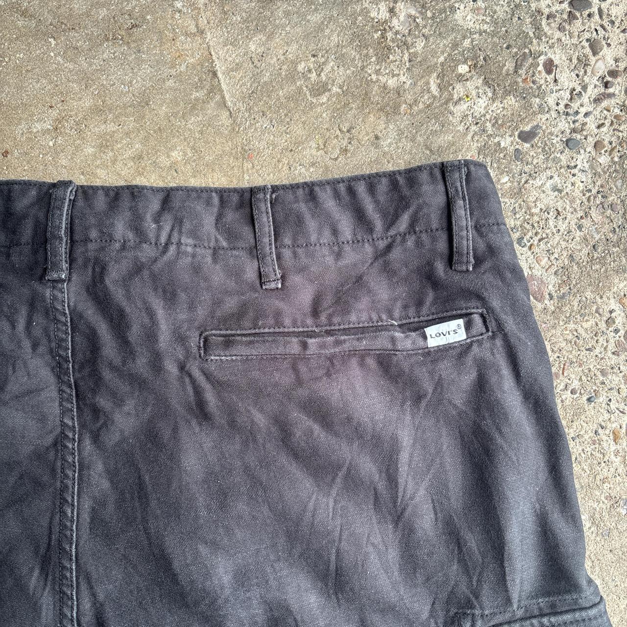 Black Cotton Levi’s Cargo Shorts
