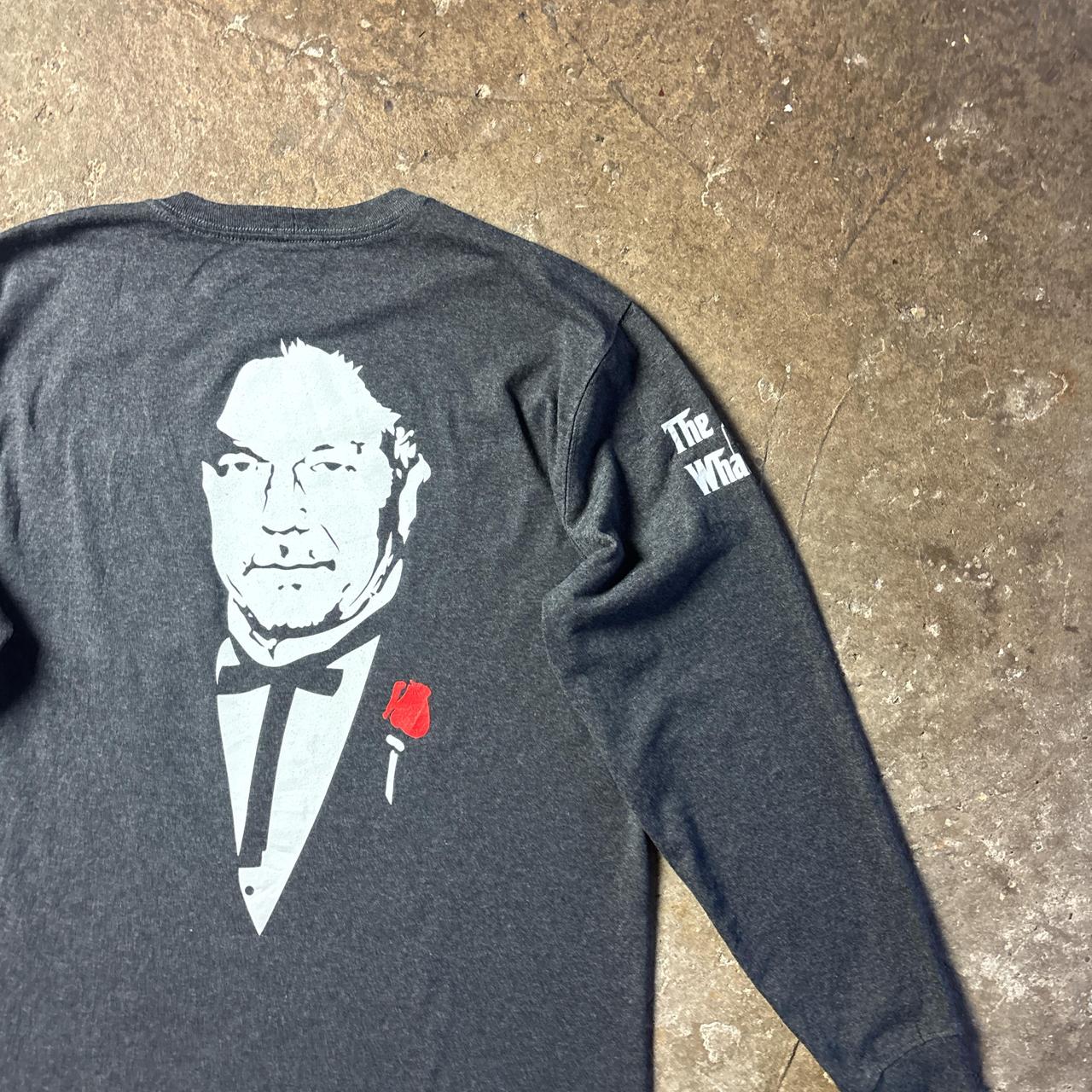 Grey Carhartt Long Sleeve T-Shirt w/ Whatcom Godfather Graphic - M