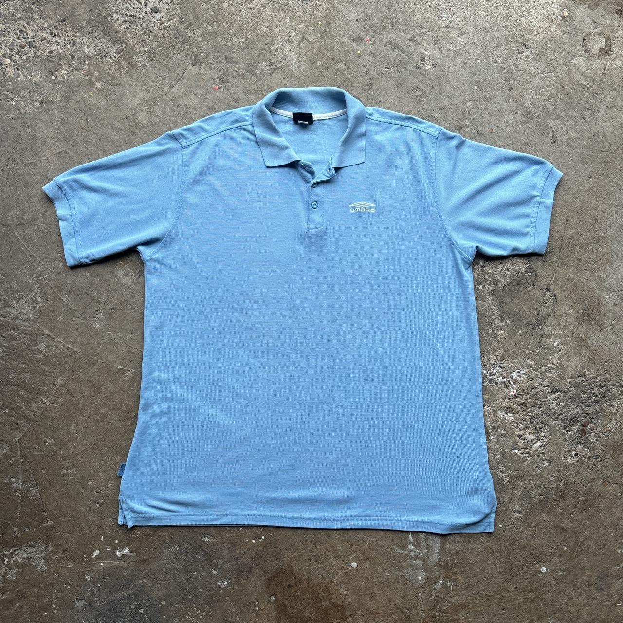 Vintage Baby blue Umbro Polo shirt
