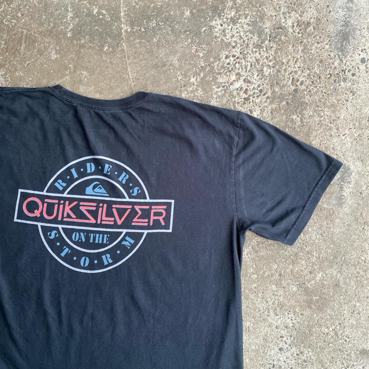 Black Quiksilver Graphic T-Shirt - 2XL