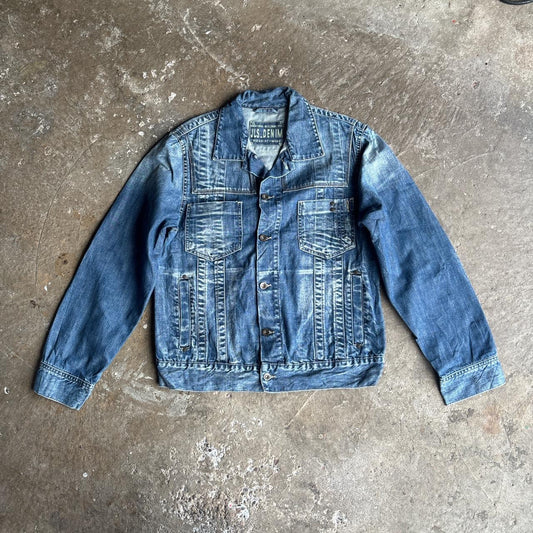 Vintage JLS Blue Washed Denim Jacket