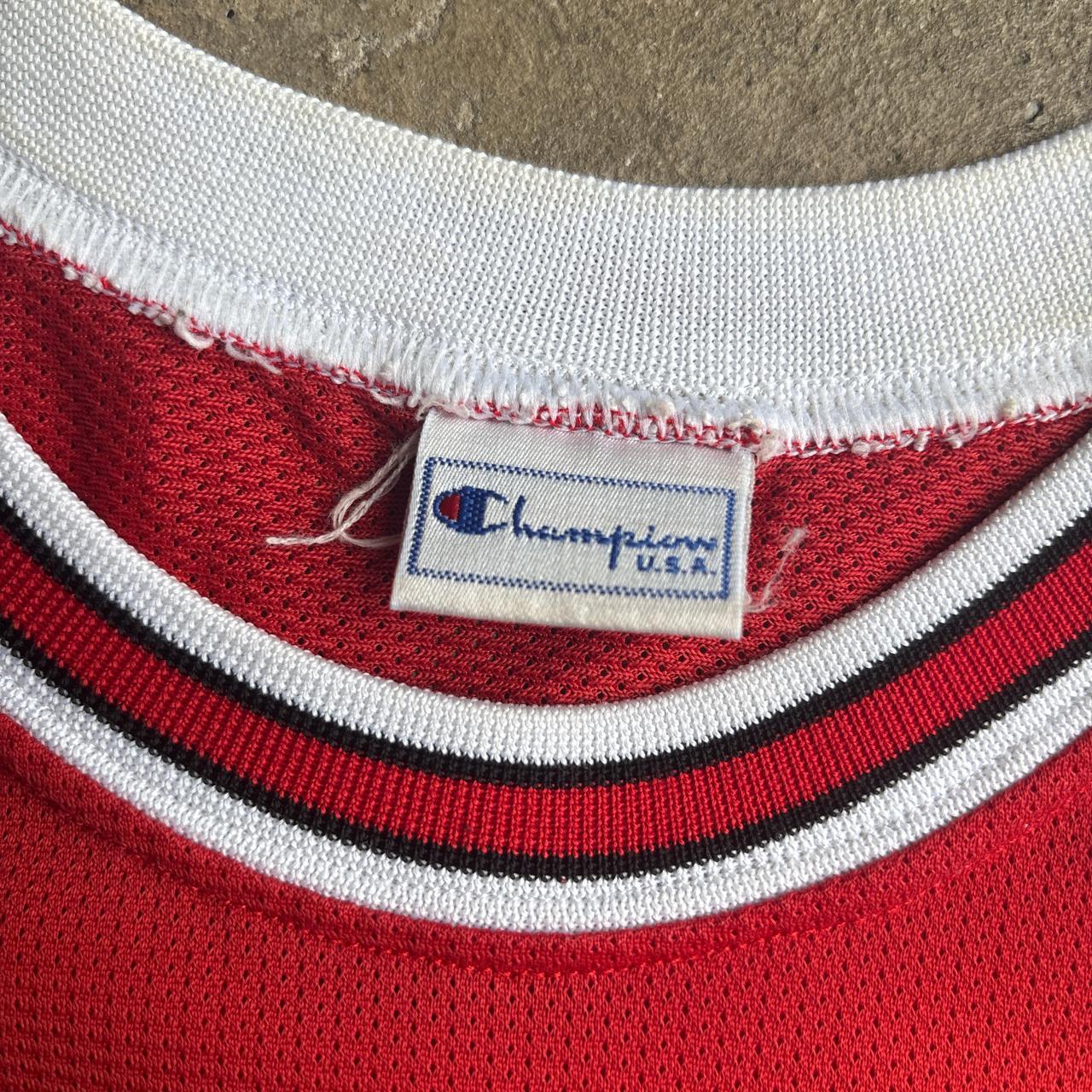 Vintage 90’s Red Champion Chicago Bulls 23 Michael Jordan Jersey