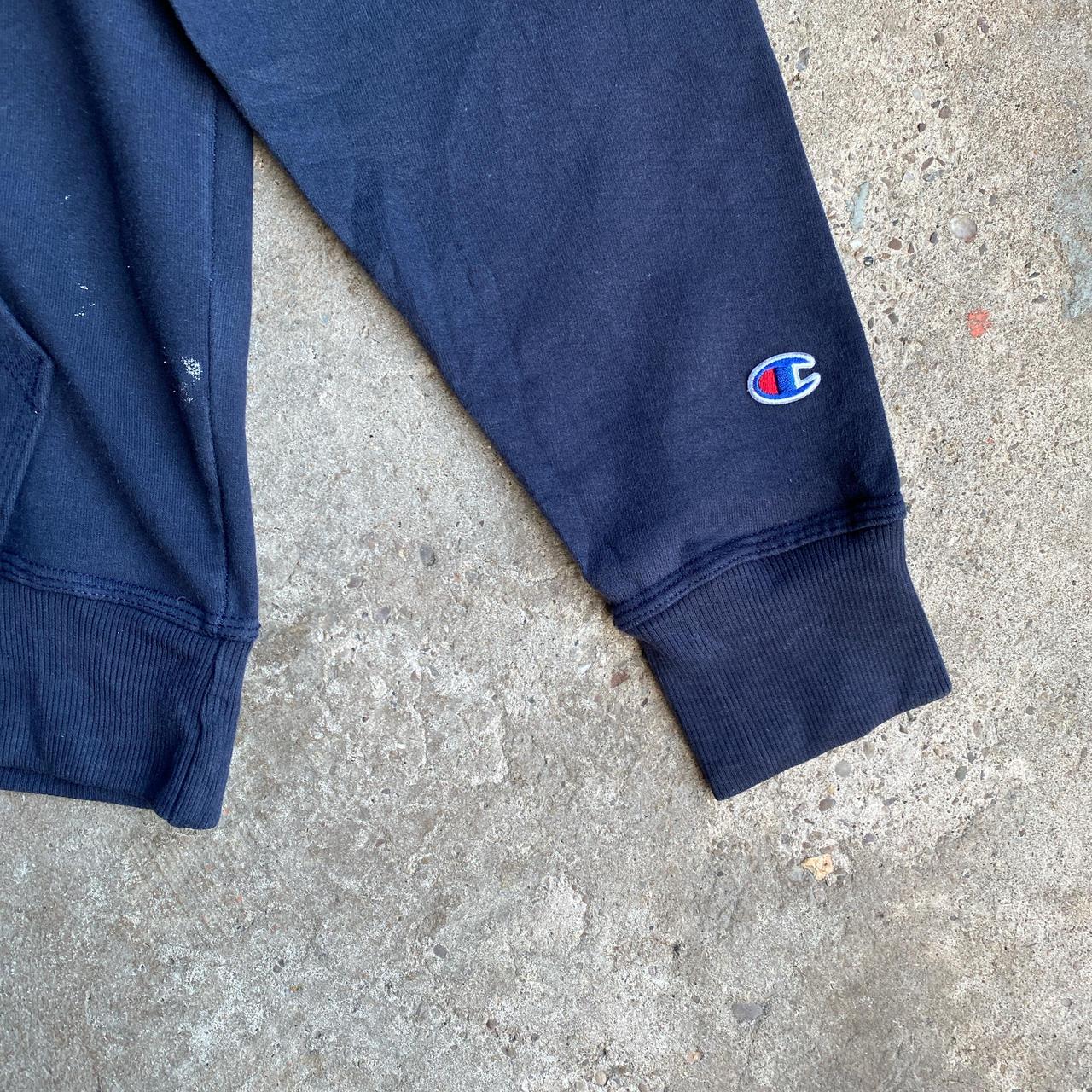 Navy Champion Logo Hoodie - M