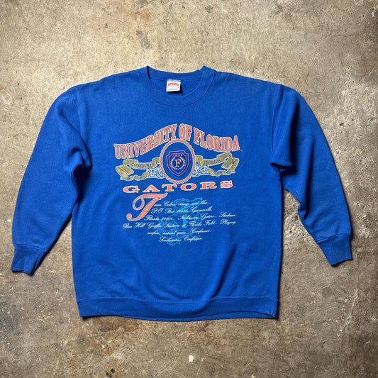 90s Blue University of Florida sweatshirt