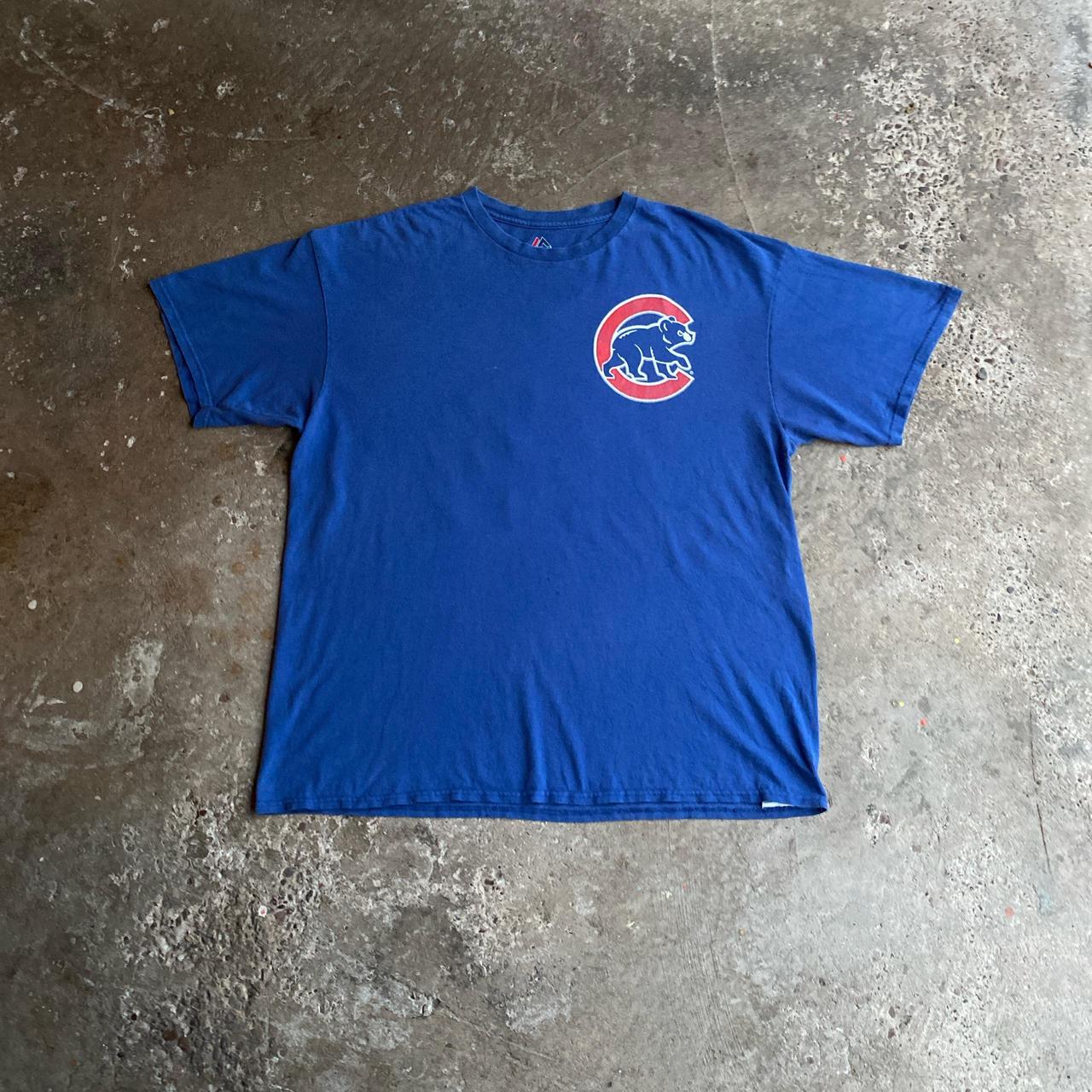 Blue Chicago Cubs Graphic MLB T-Shirt - XL