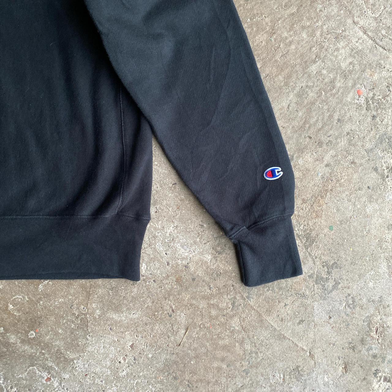 Black Champion Reverse Weave Graphic Sweatshirt - M