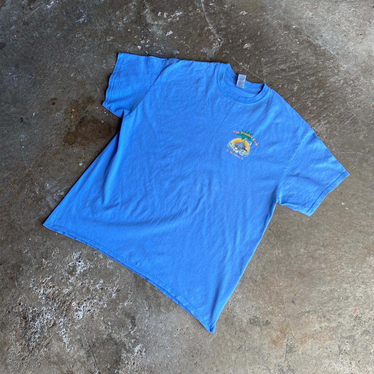Blue ‘The Drunken Clam’ Graphic Bar T-Shirt