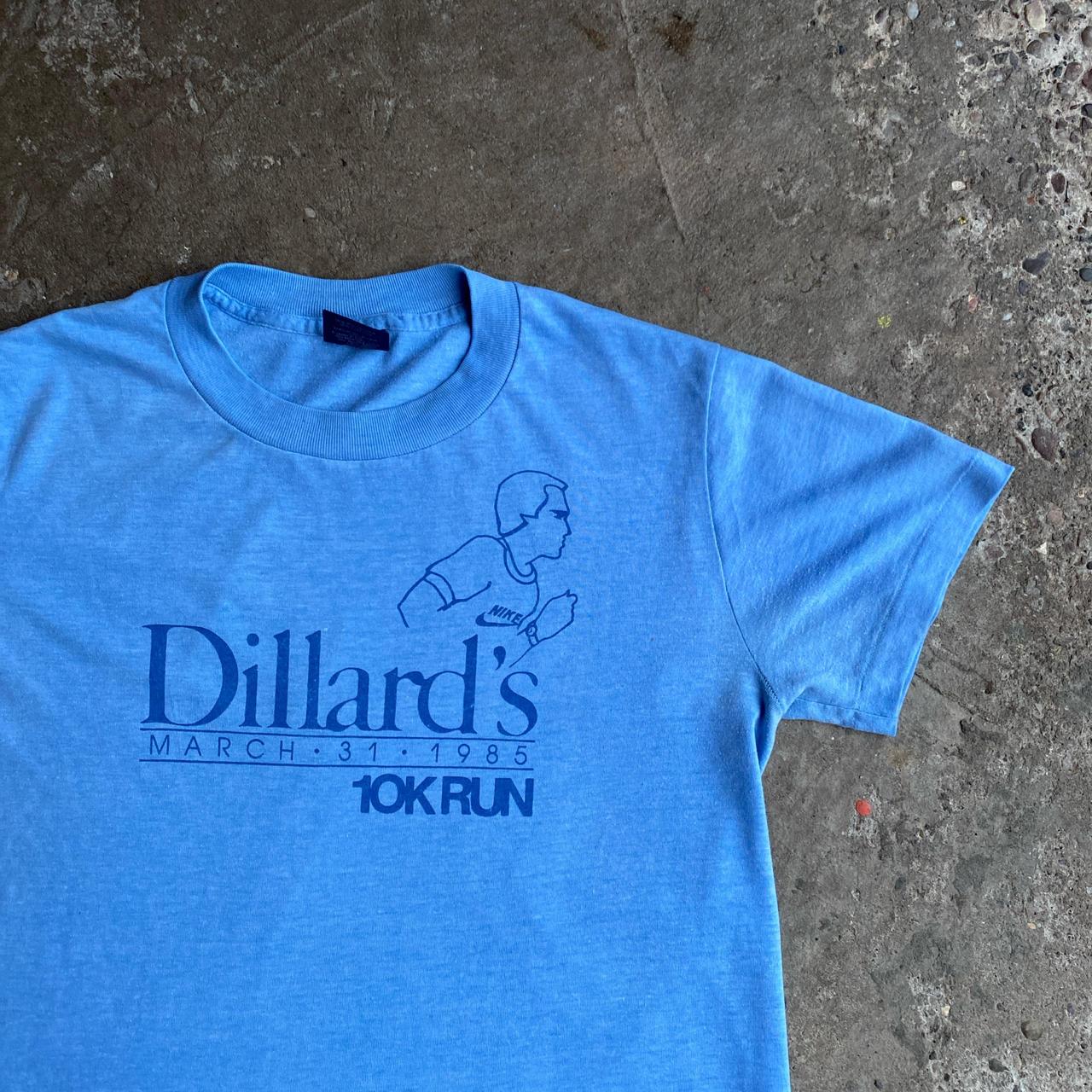 Vintage ‘85 Blue Nike Graphic Single Stitch Running T-Shirt - S