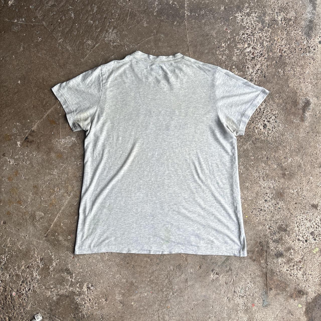 Grey ‘The New York School’ Graphic Text T-Shirt - L