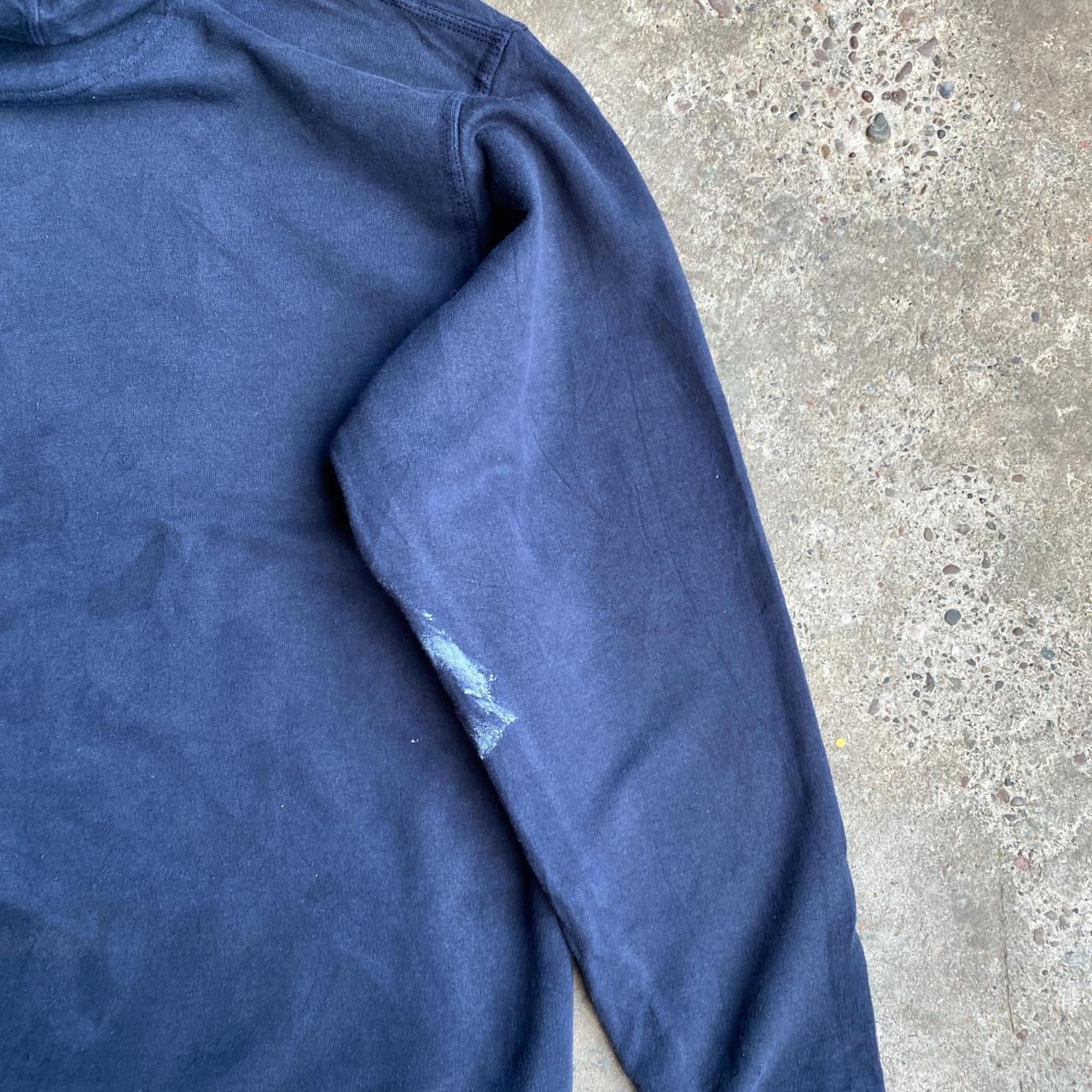 Navy Champion Logo Hoodie - M