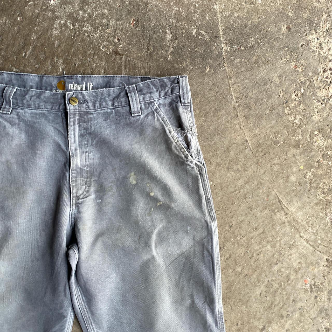 Grey Carhartt Carpenter Pants- W36