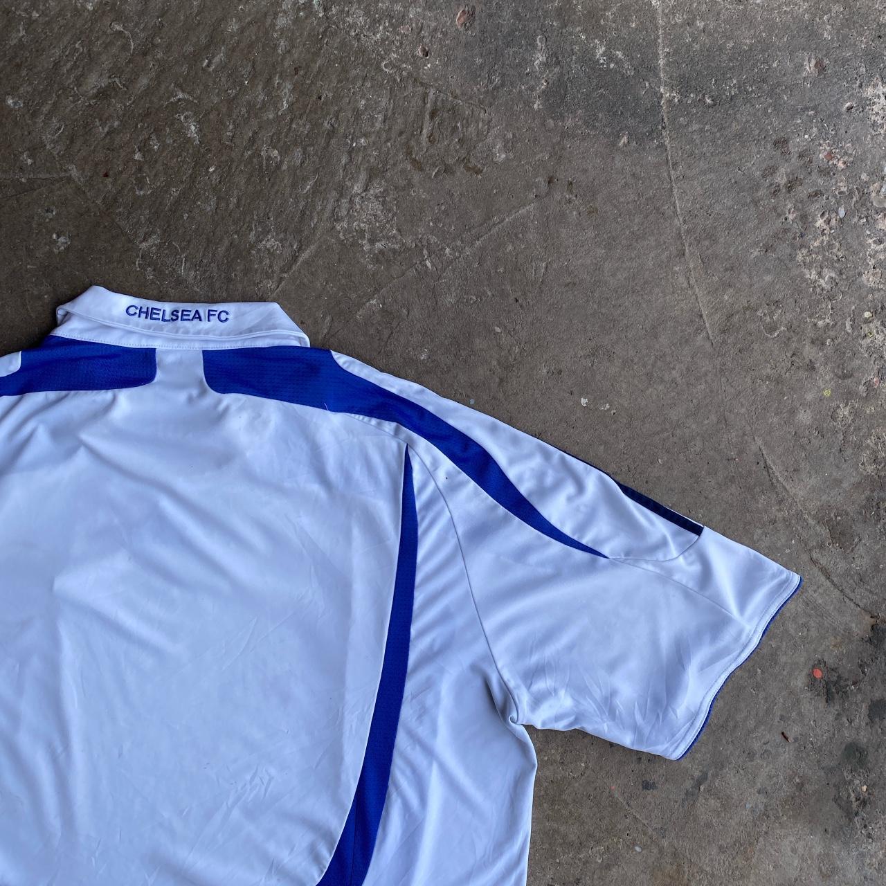 White Adidas 2004/05 Chelsea Away Shirt - 2XL