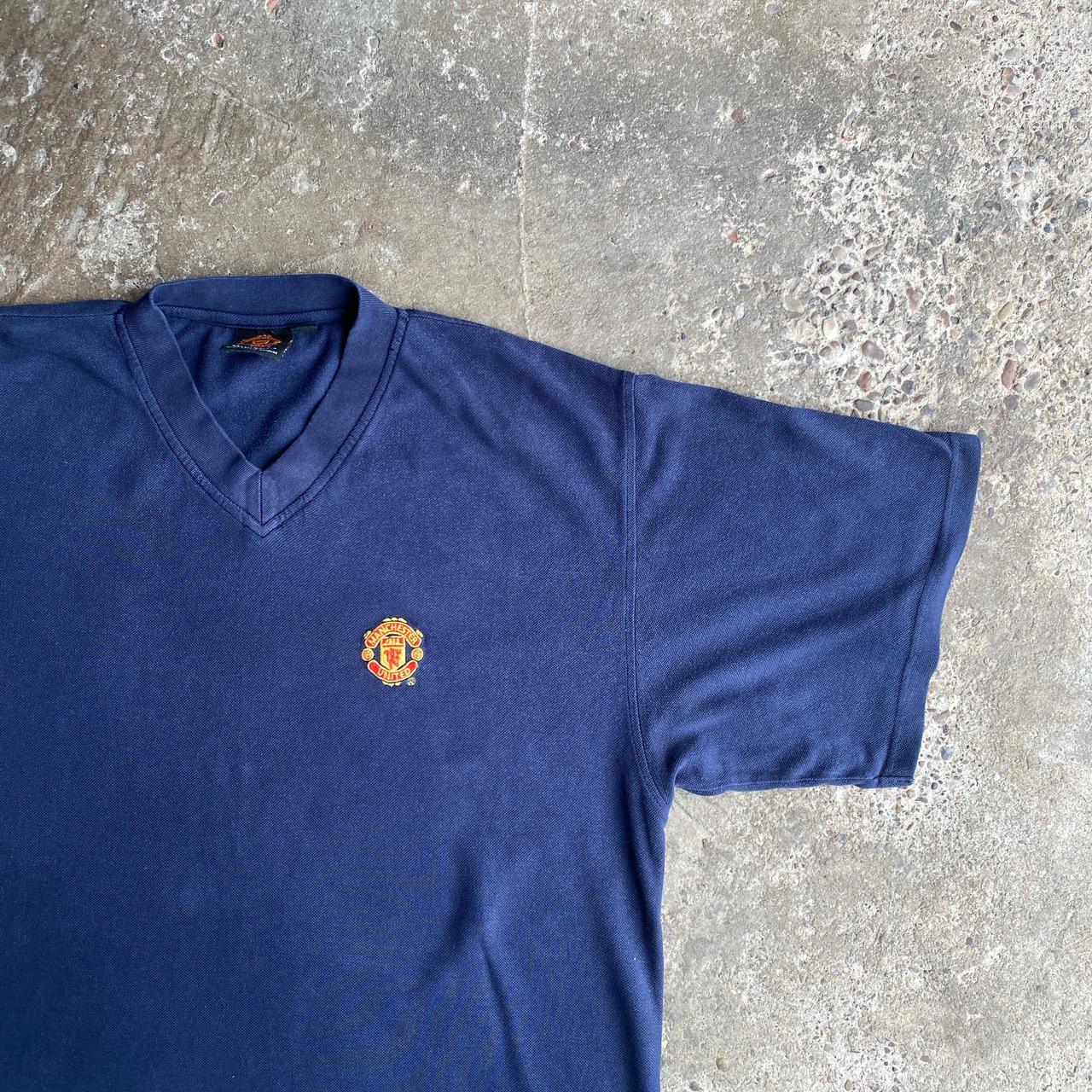 Navy Blue Manchester United T-Shirt - L
