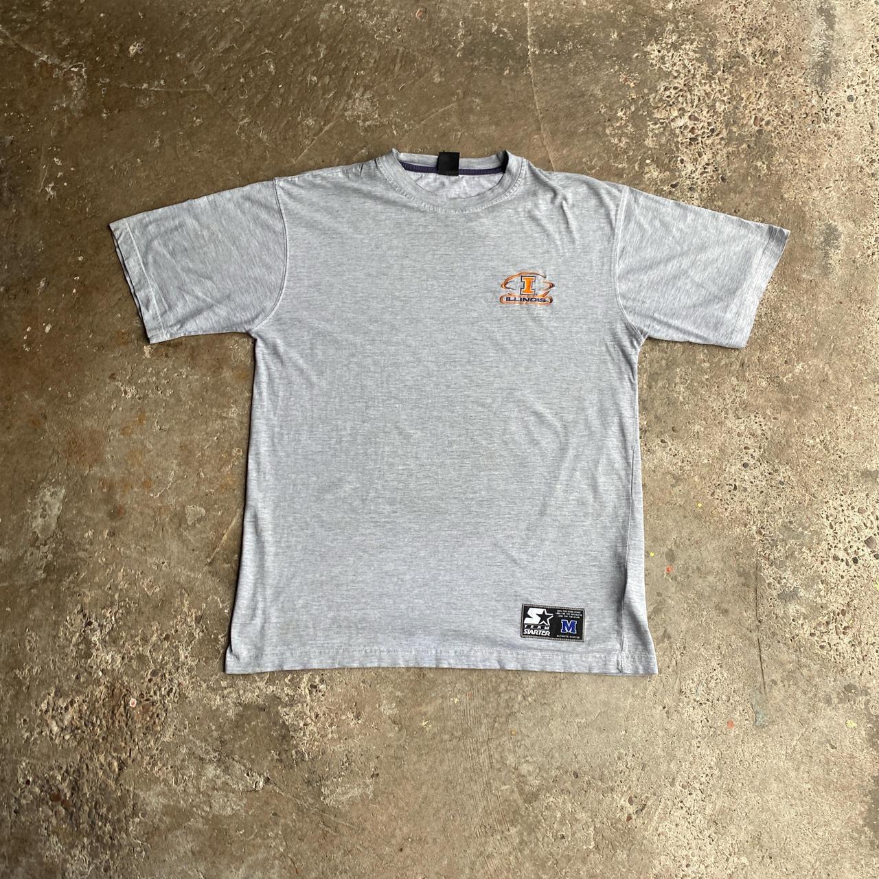 Grey Illinois Graphic Starter T-Shirt - M