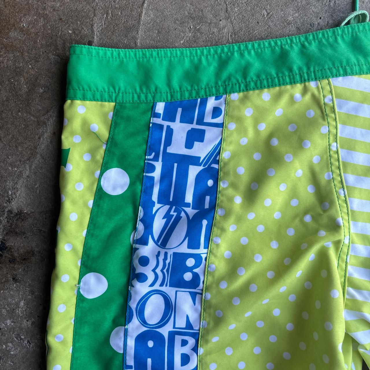 Green Billabong Patterned Board Shorts