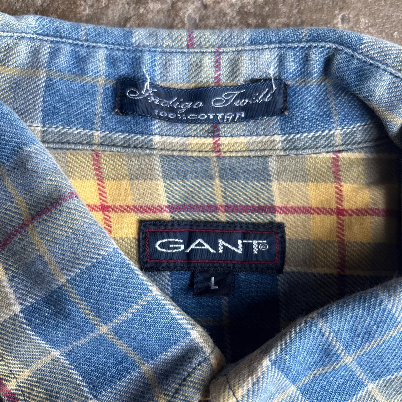 Blue & Yellow Flannel Shirt GANT - L