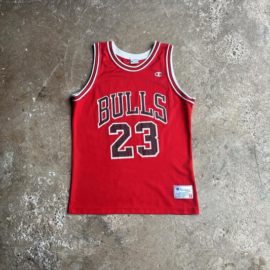 Vintage 90’s Red Champion Chicago Bulls 23 Michael Jordan Jersey