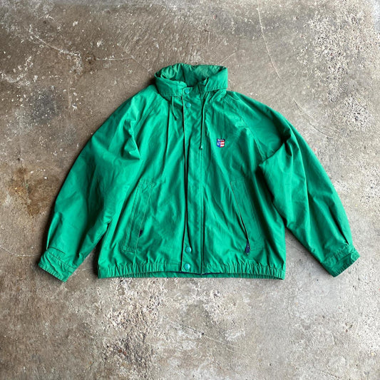 Vintage Green Nautica Windbreaker Jacket - XL