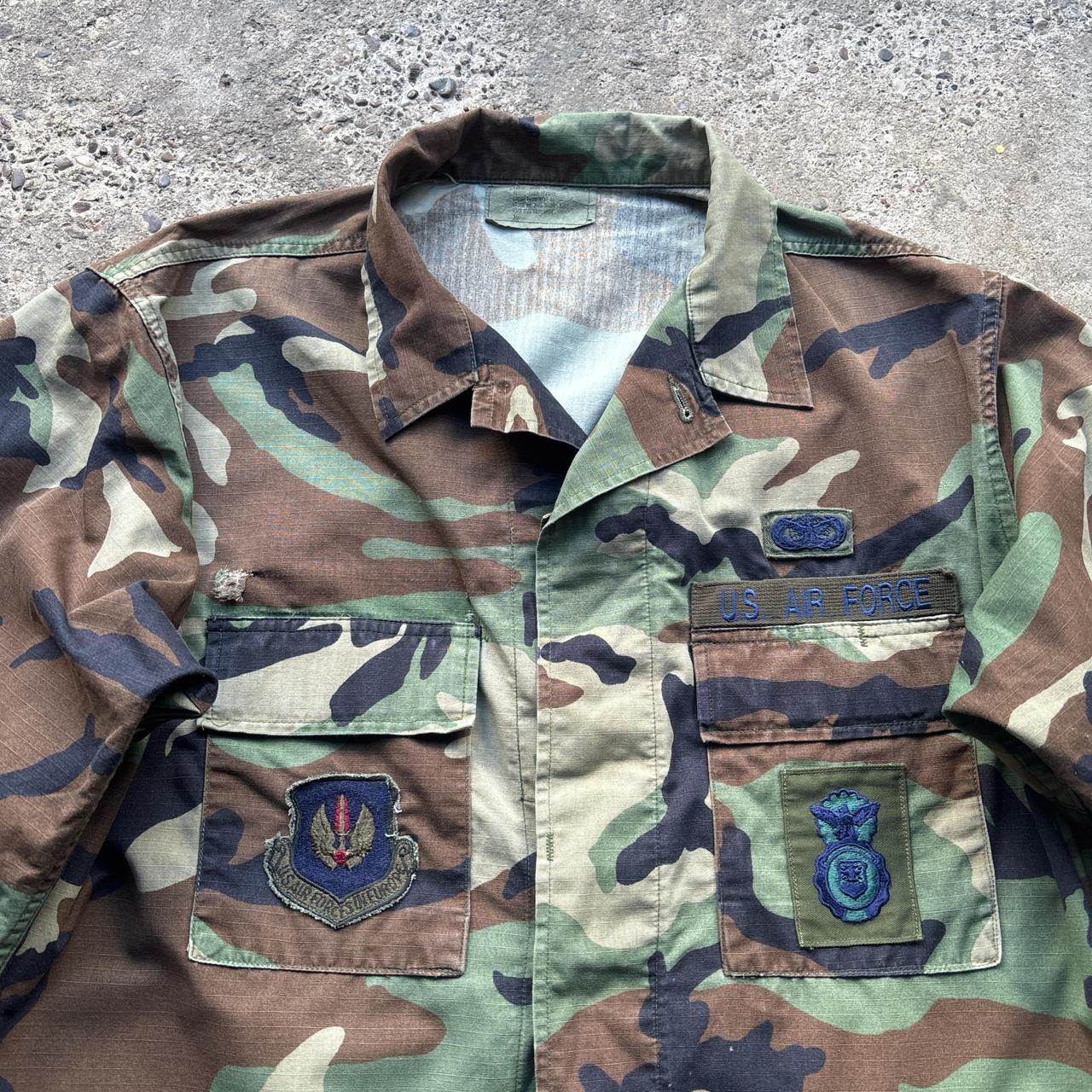 Camo US Air Force Shirt - L