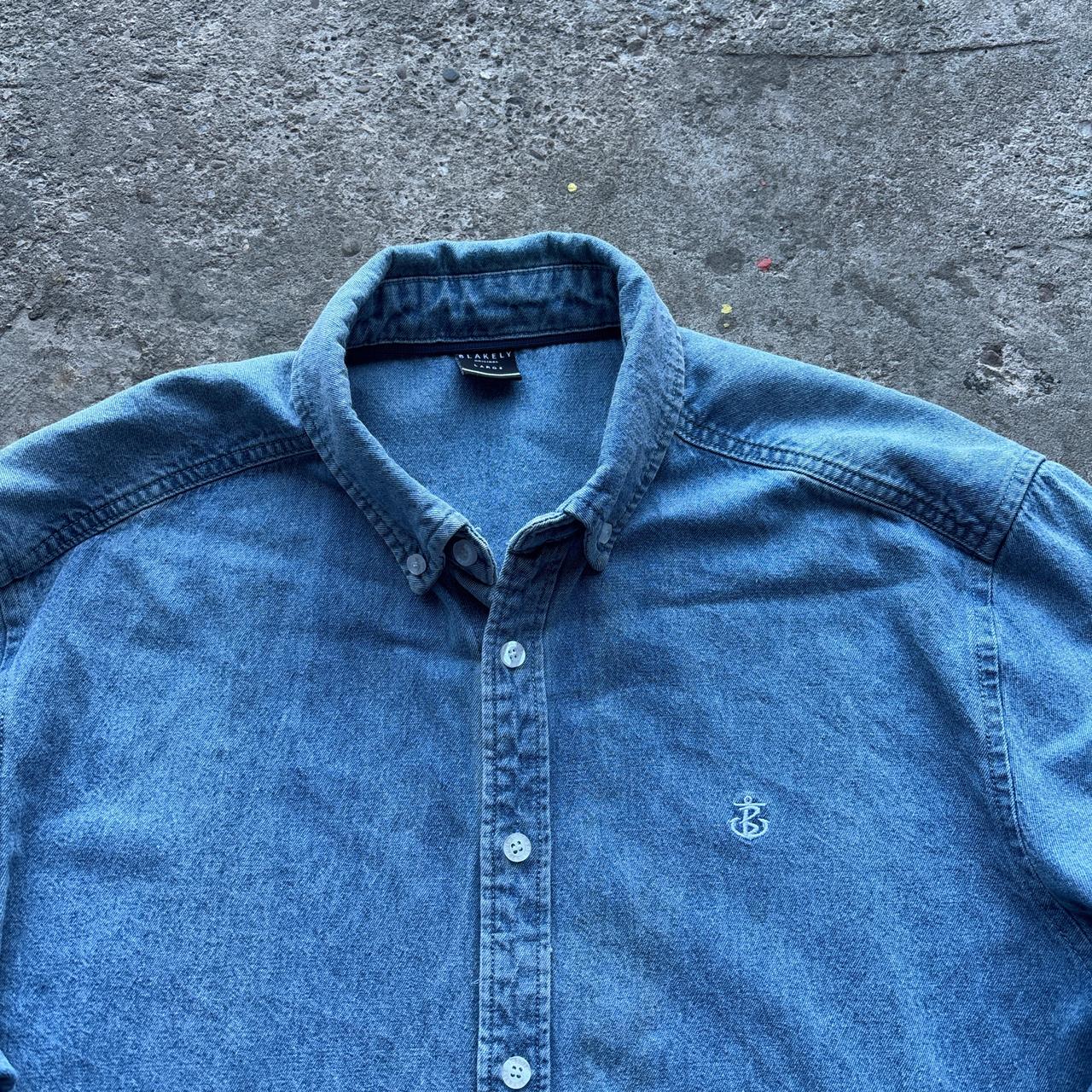 Blue Blakely denim shirt