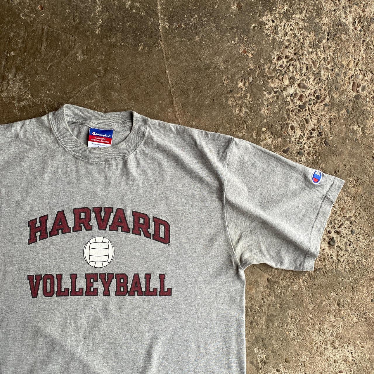 Grey Champion Harvard Volleyball Graphic T-Shirt - L