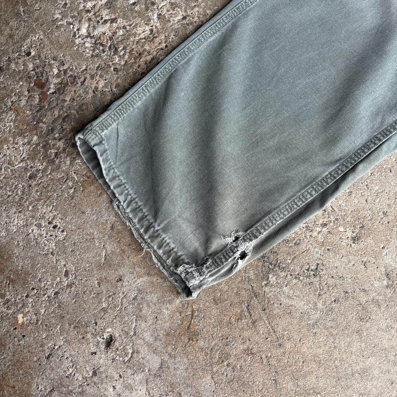 Distressed Grey Carhartt Carpenter Pants - W32