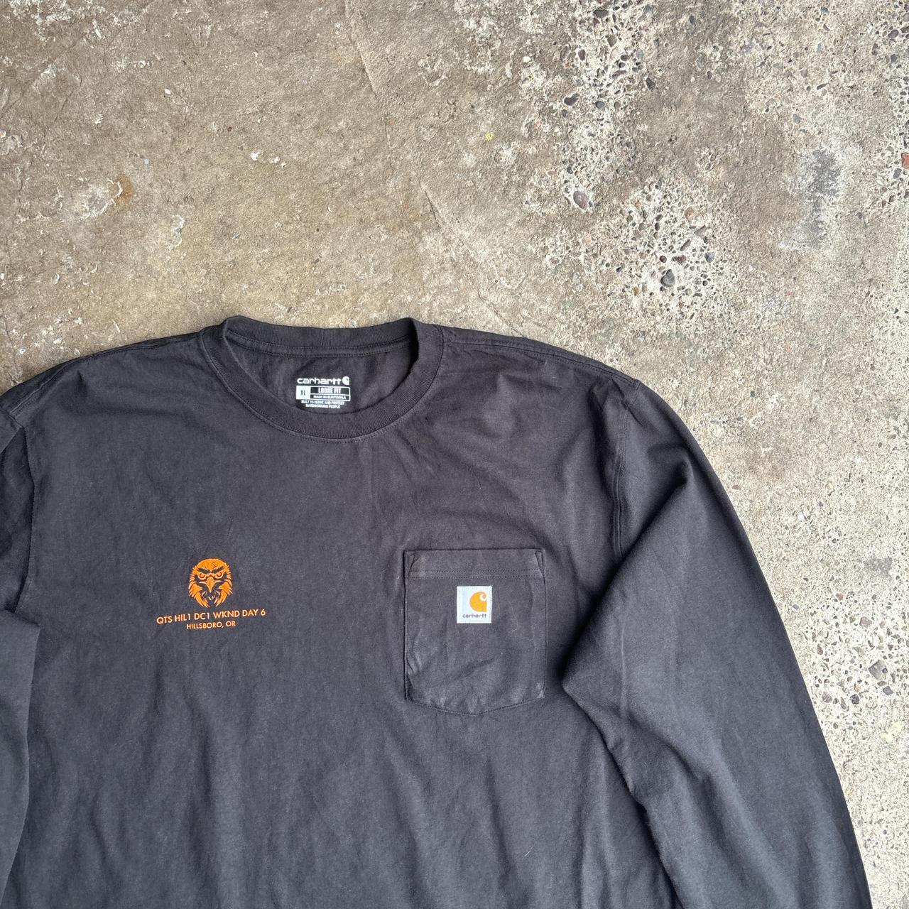 Black Carhartt Long-Sleeve T-Shirt - XL