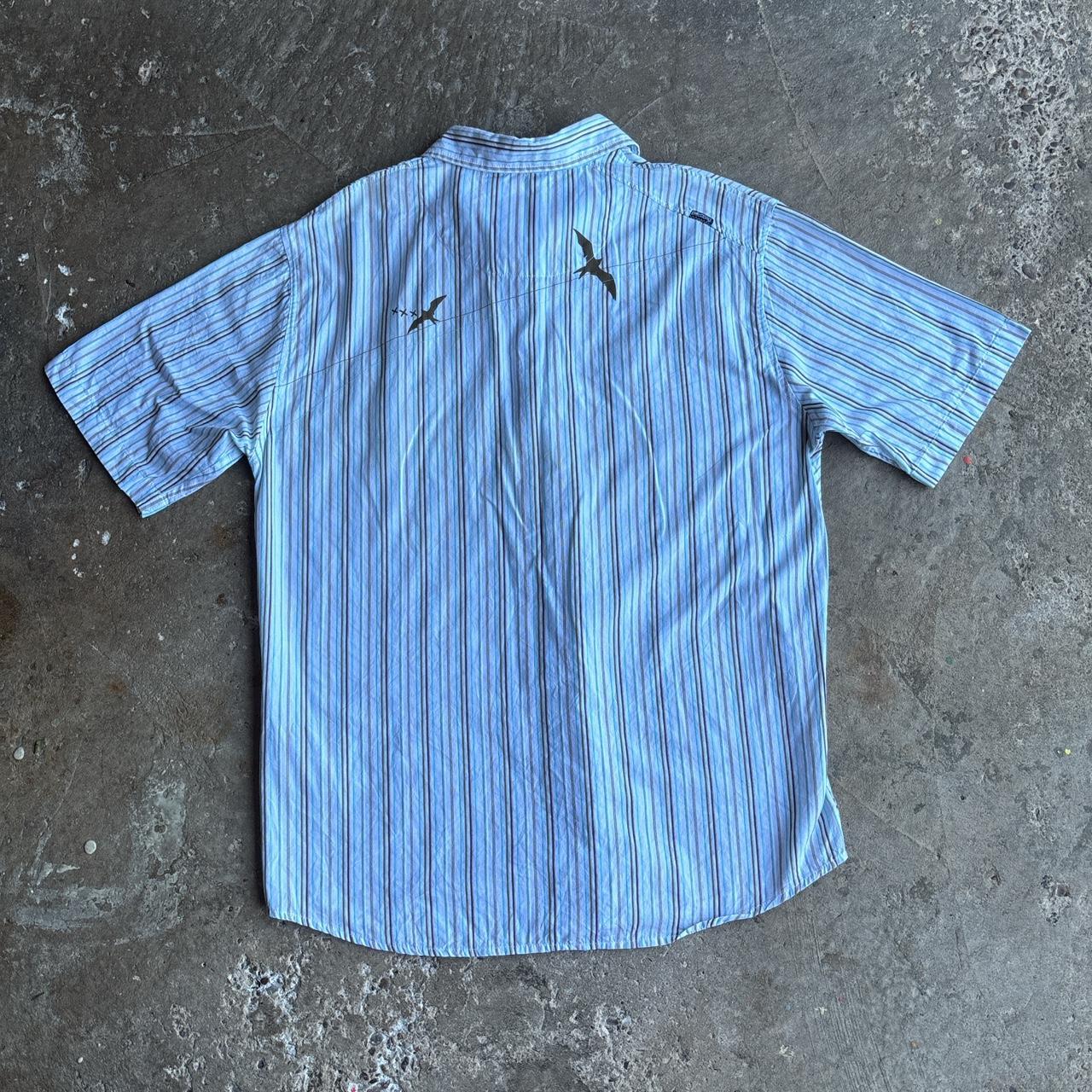 00s Billabong striped short-sleeve shirt