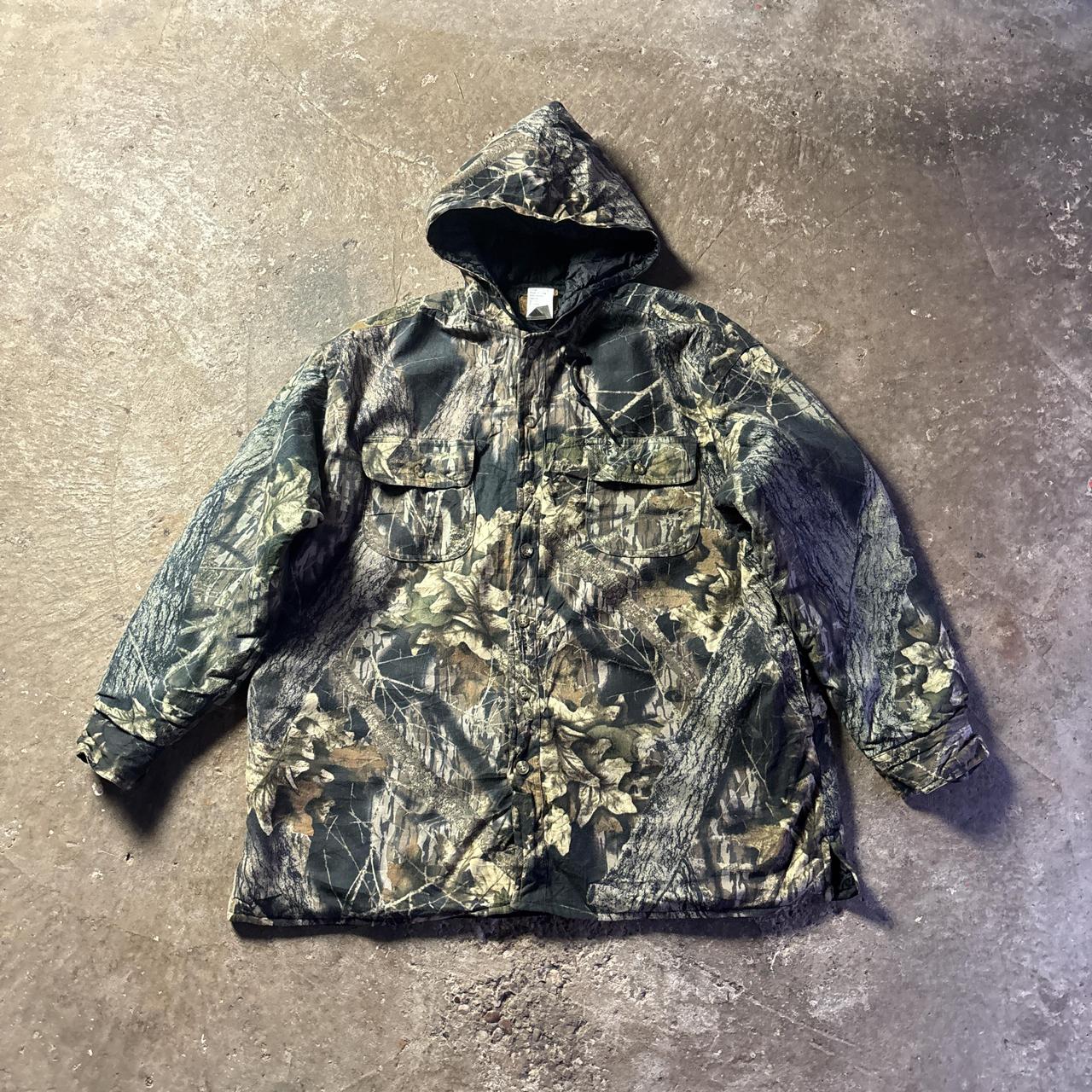 Duxbak Woodland Print Hooded Jacket - L