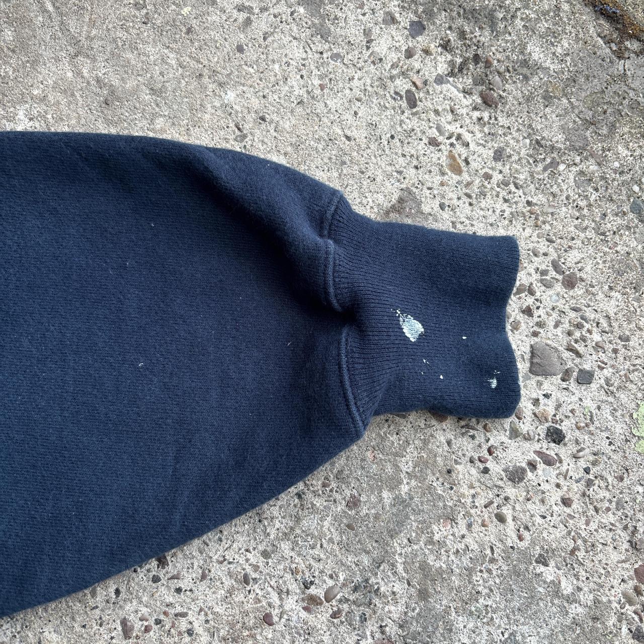 Navy Champion Reverse Weave Crewneck Sweatshirt - L
