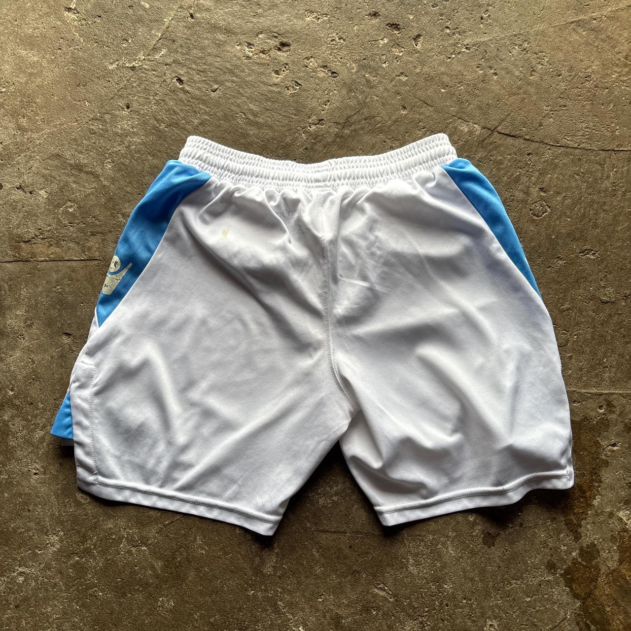 White Napoli Football Shorts - JM