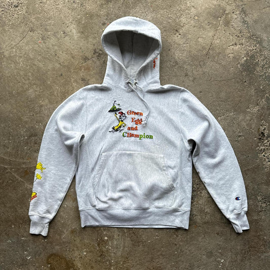 Champion Grey Reverse Weave Dr Seuss Pullover Hoody