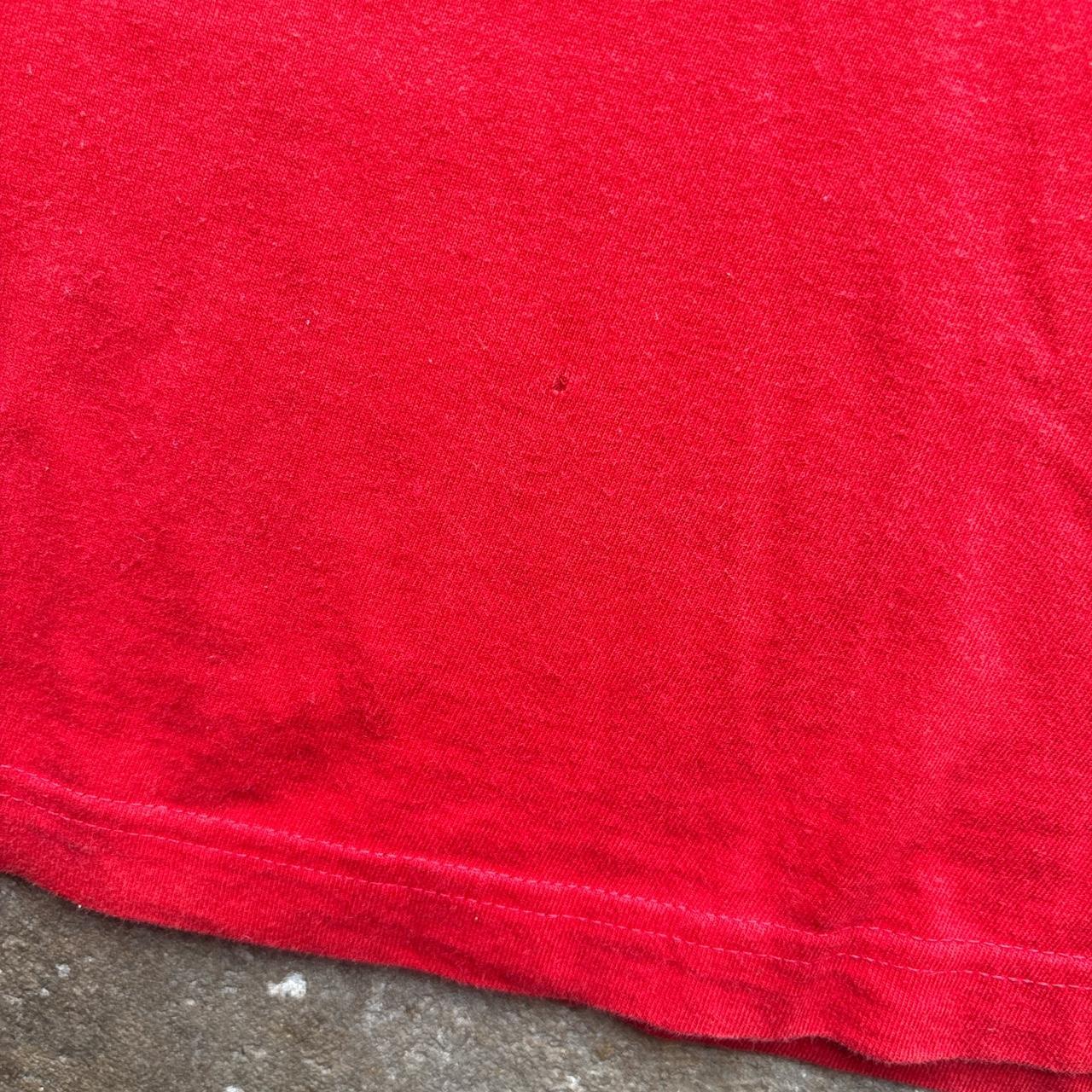 00s red Jordan “MJ” graphic tee