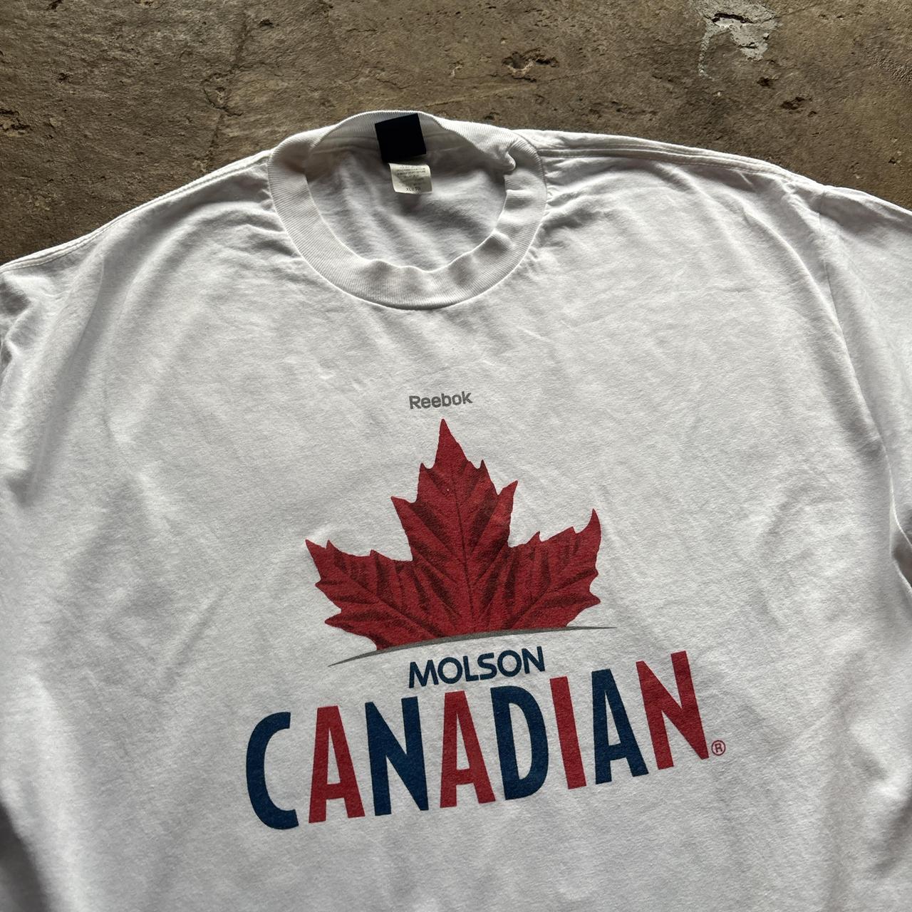 White Molson Canadian Reebok t-shirt - XL