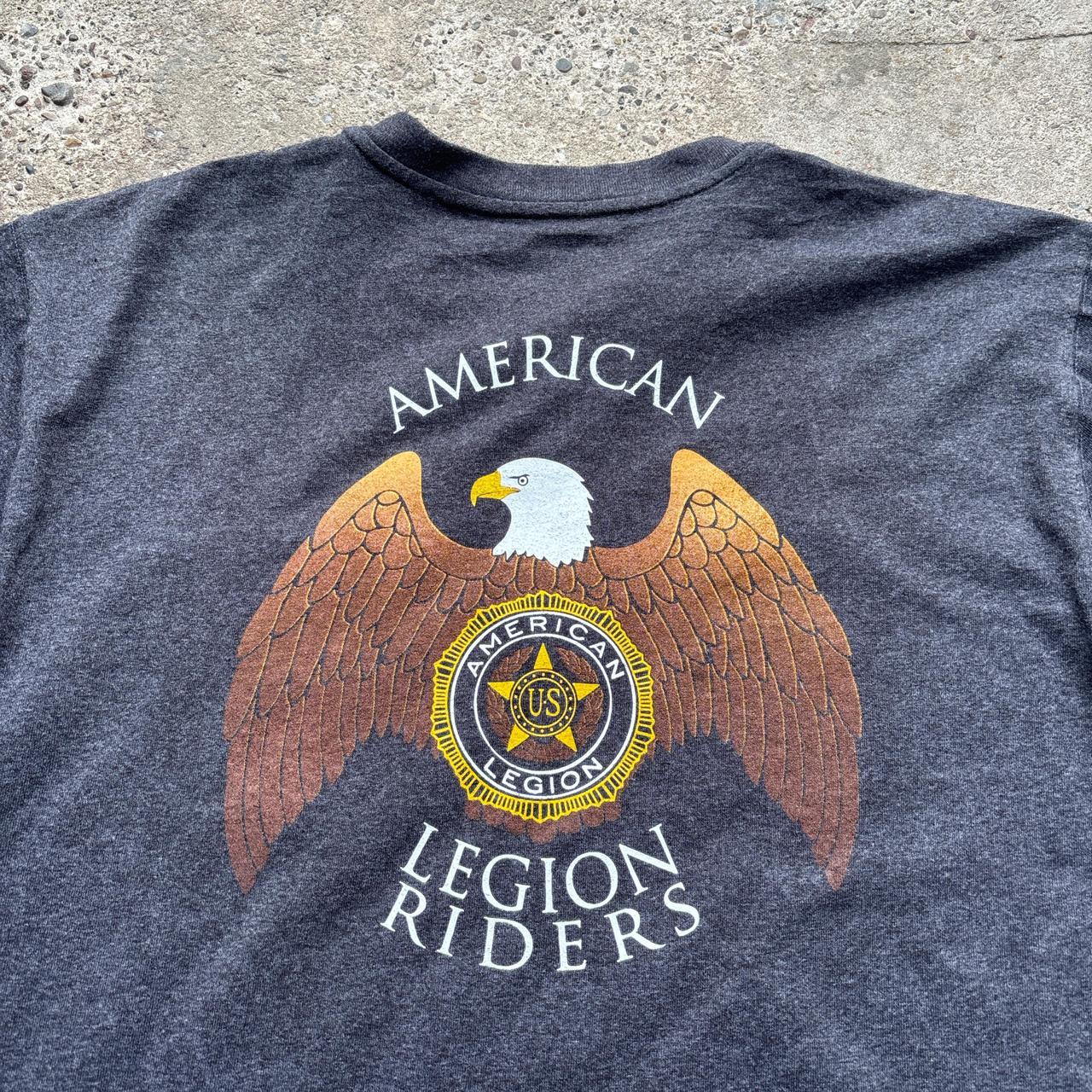Grey Carhartt x Legion Riders button-up t-shirt - L